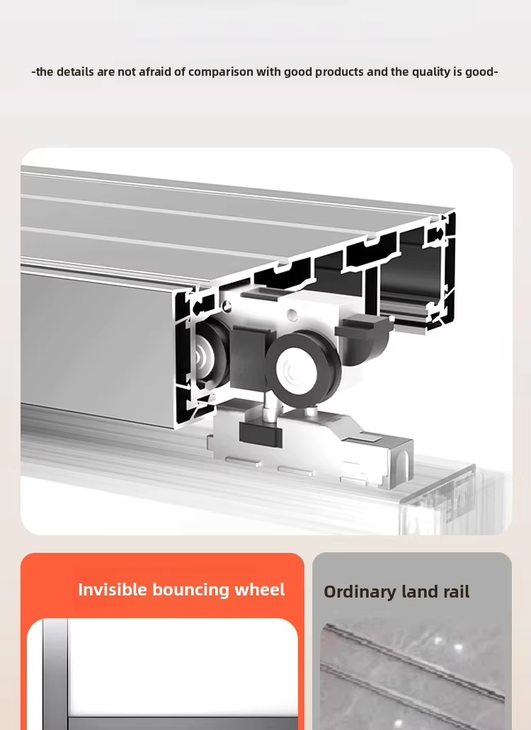 Minimalist Design Heavy Duty Sliding Door House Exterio Patio Aluminum Door Beautiful Balcony Sliding Glass Doors - 图片 7