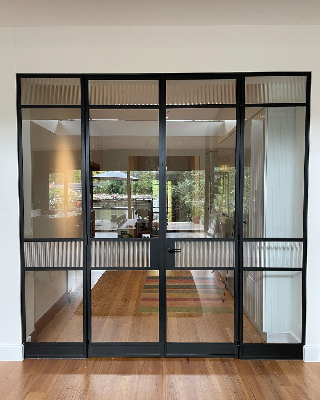Modern Security Steel Front Entry Door | Anti-Pry Waterproof Exterior Metal Main Gate - 图片 3