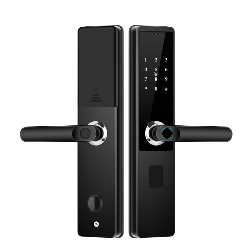 One Grip Fingerprint Lock Household Anti-theft Door Wooden Door Password Lock - 图片 3