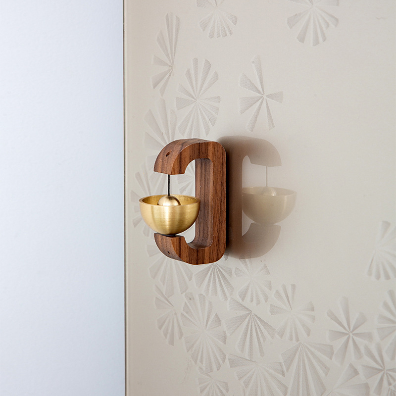 Wind Chime Japanese Dopamine Wooden Sucking Magnetic Door Bell - 图片 5