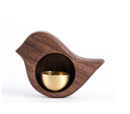 Wooden Magnetic Suction Door Bell Pendant - 图片 8