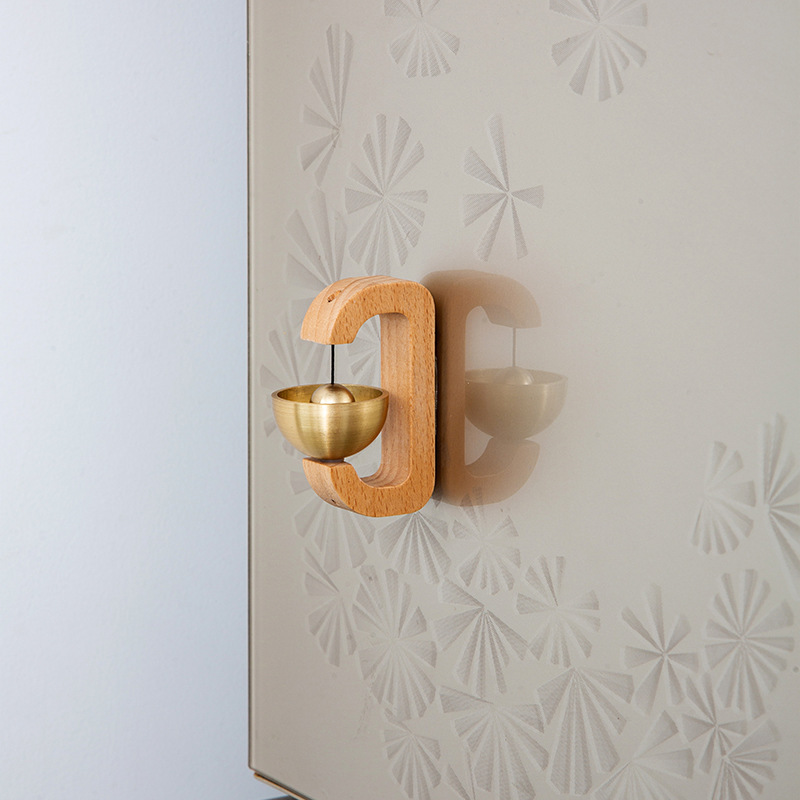 Wind Chime Japanese Dopamine Wooden Sucking Magnetic Door Bell - 图片 6