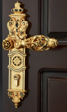 Wooden Door Lock Handle Lock Room Door Lock European Luxury Style Villa Lock - 图片 6