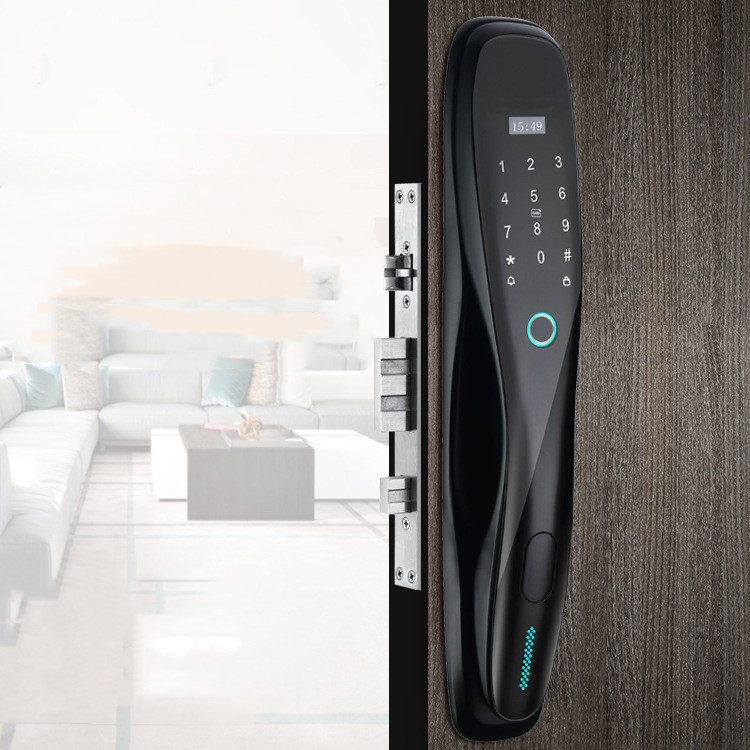 Fashion Smart Lock Wooden Door For Homestay - 图片 5