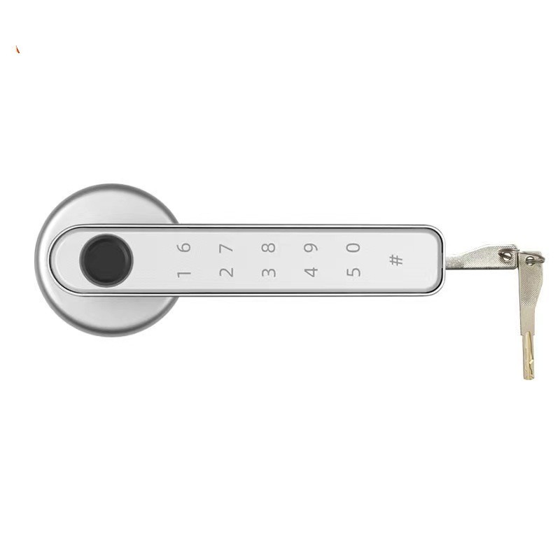 Glass Room Door Indoor Wooden Door Fingerprint Lock Bluetooth Lock - 图片 4