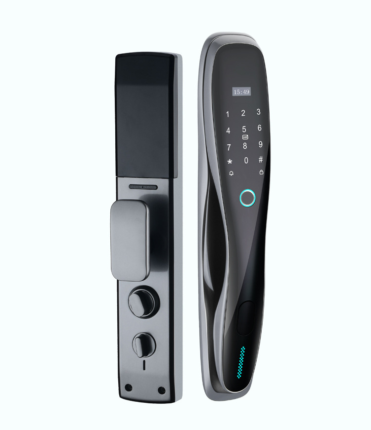 Fashion Smart Lock Wooden Door For Homestay - 图片 4