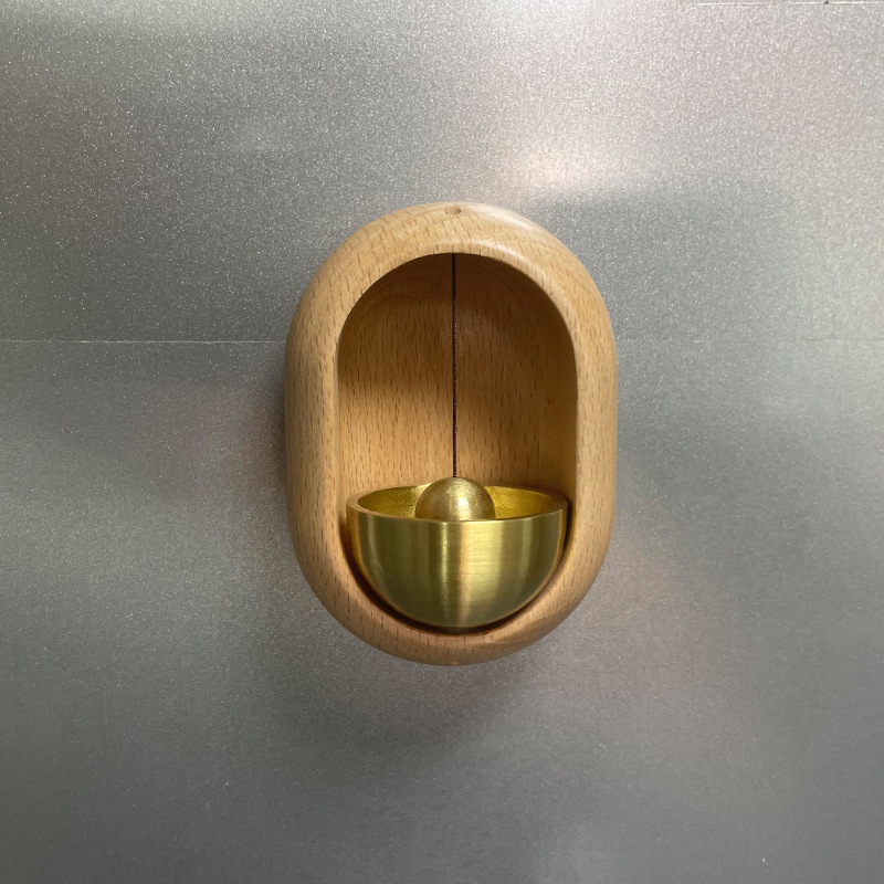 Wooden Magnetic Suction Door Bell Pendant - 图片 7