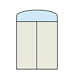 Double Door and Segment Head Transom