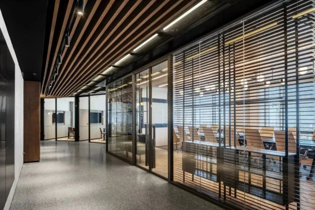 office glass partition doors