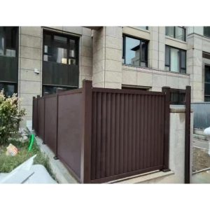 Aluminum Garden Fence Rust-Proof Slat Design - Outdoor