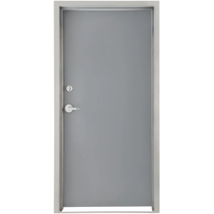 Steel Fire-Rated Single Door with Push Bar - Hotel Emergency