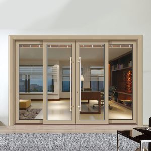 Aluminum Sliding Patio Door AS2047 Hurricane Rated Double