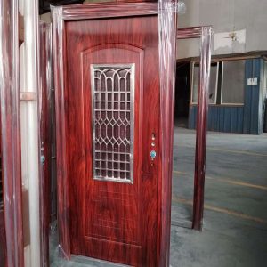 Steel Entry Door Anti-Theft Finished Surface - Side Opening