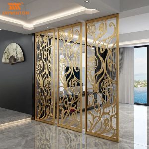 Stainless Steel Laser Cut Screen Partition - Decorative