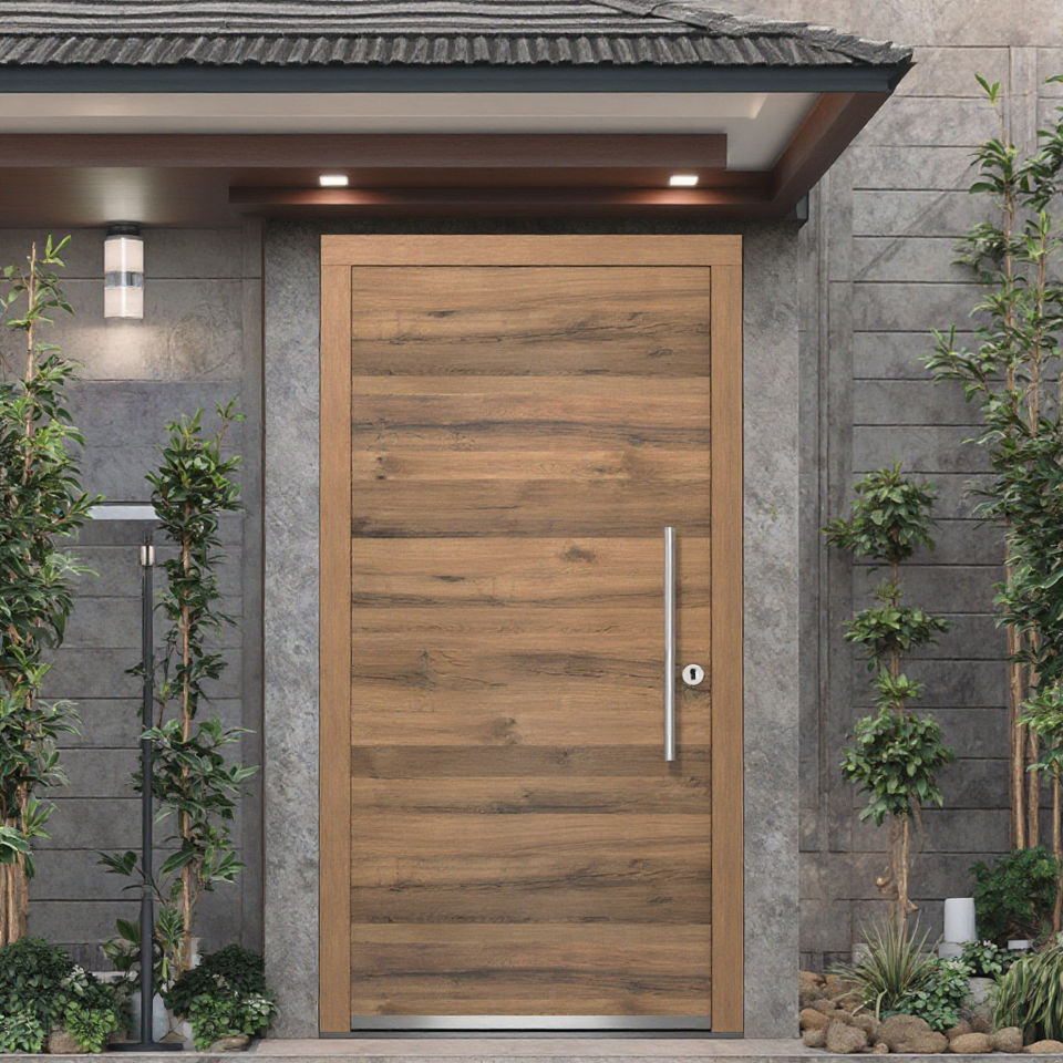 Cold Rolled Steel Security Door 1.5hr Fire Rated Side - 图片 2