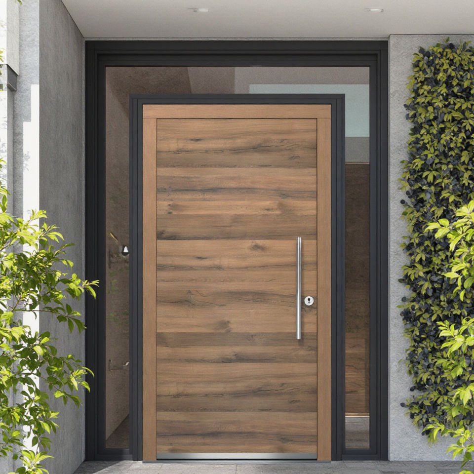 Cold Rolled Steel Security Door 1.5hr Fire Rated Side - 图片 4