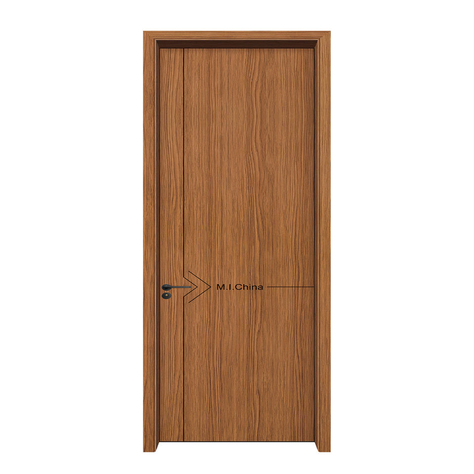 Solid Wood Interior Door Modern Simple Design - Apartment