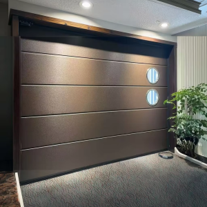 Aluminum Sectional Garage Door with Intelligent Remote -