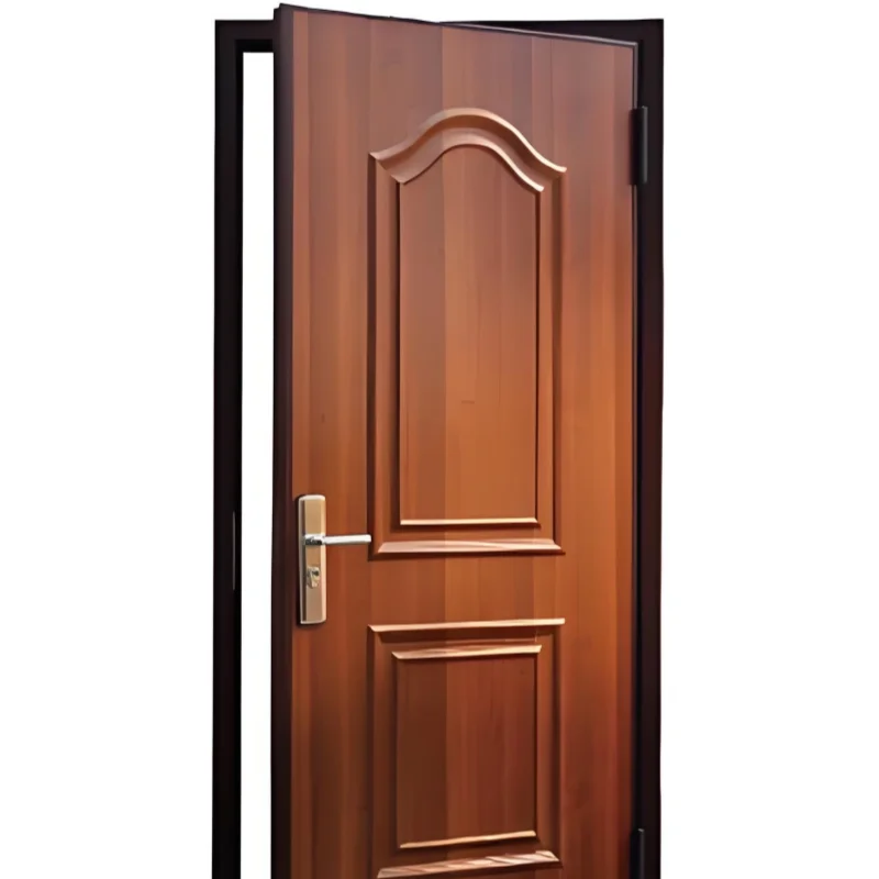 Fire-rated steel door for commercial construction