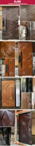Wholesale Wood Double Front Doors – OEM Factory Supply | JuSen