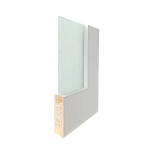 Modern 5-Panel Glass Sliding Barn Door