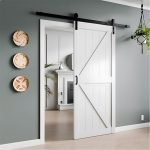 Modern MDF Sliding Barn Door