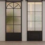 Glass Barn Door Aluminum Alloy Sliding Track System