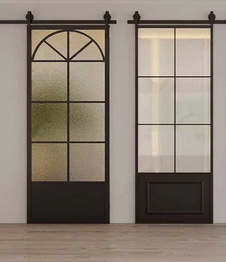 Glass Barn Door Aluminum Alloy Sliding Track System