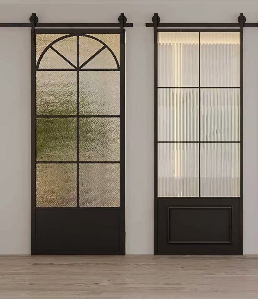 Glass Barn Door Aluminum Alloy Sliding Track System