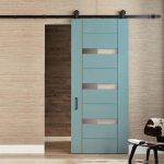Modern Aluminum Sliding Barn Door
