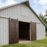 Modern MDF Sliding Barn Door
