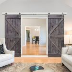 Modern MDF Sliding Barn Door