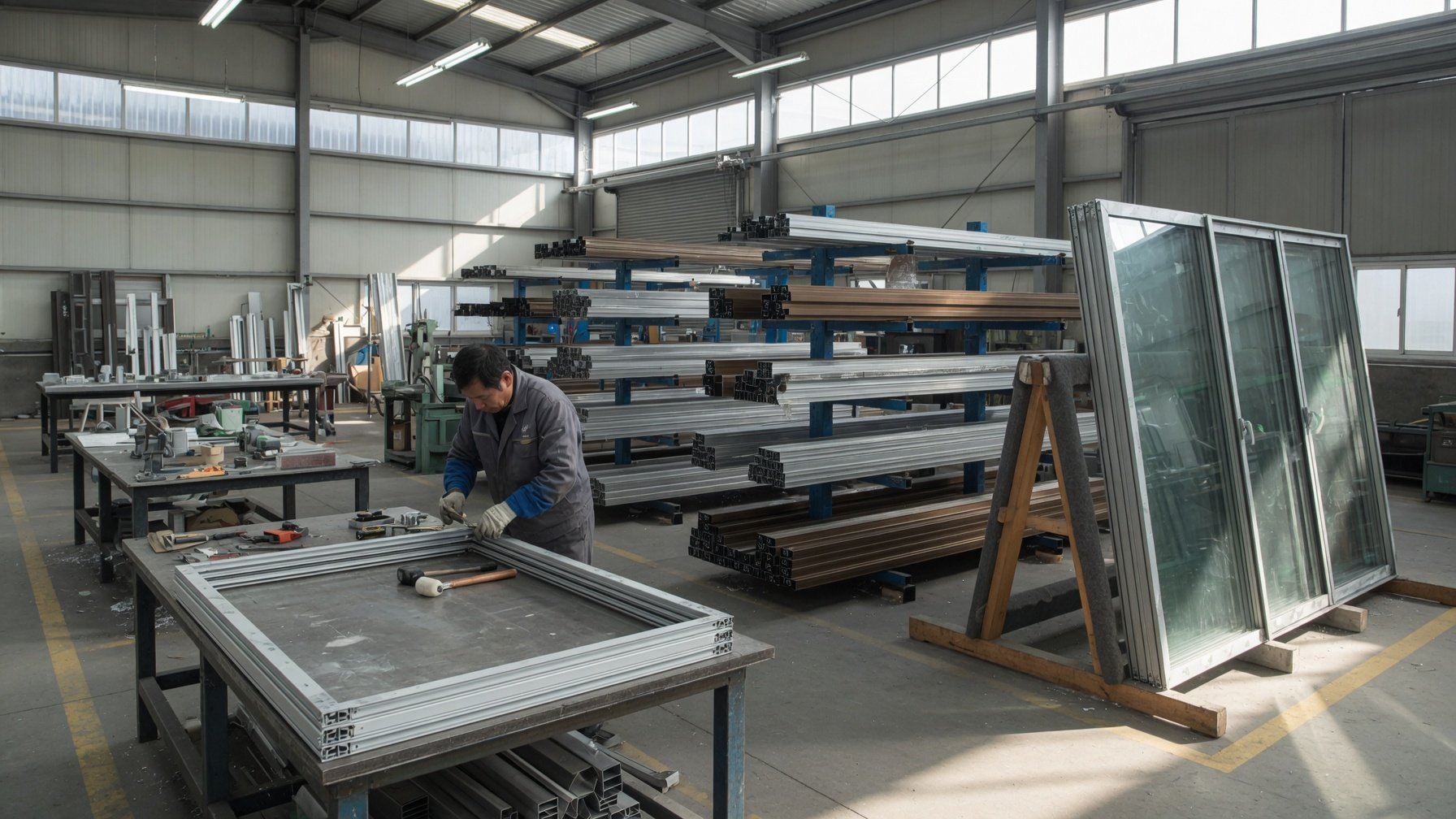 Aluminum Door & Window Production