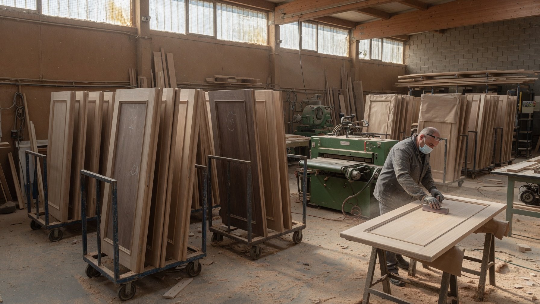 Wood Door Production